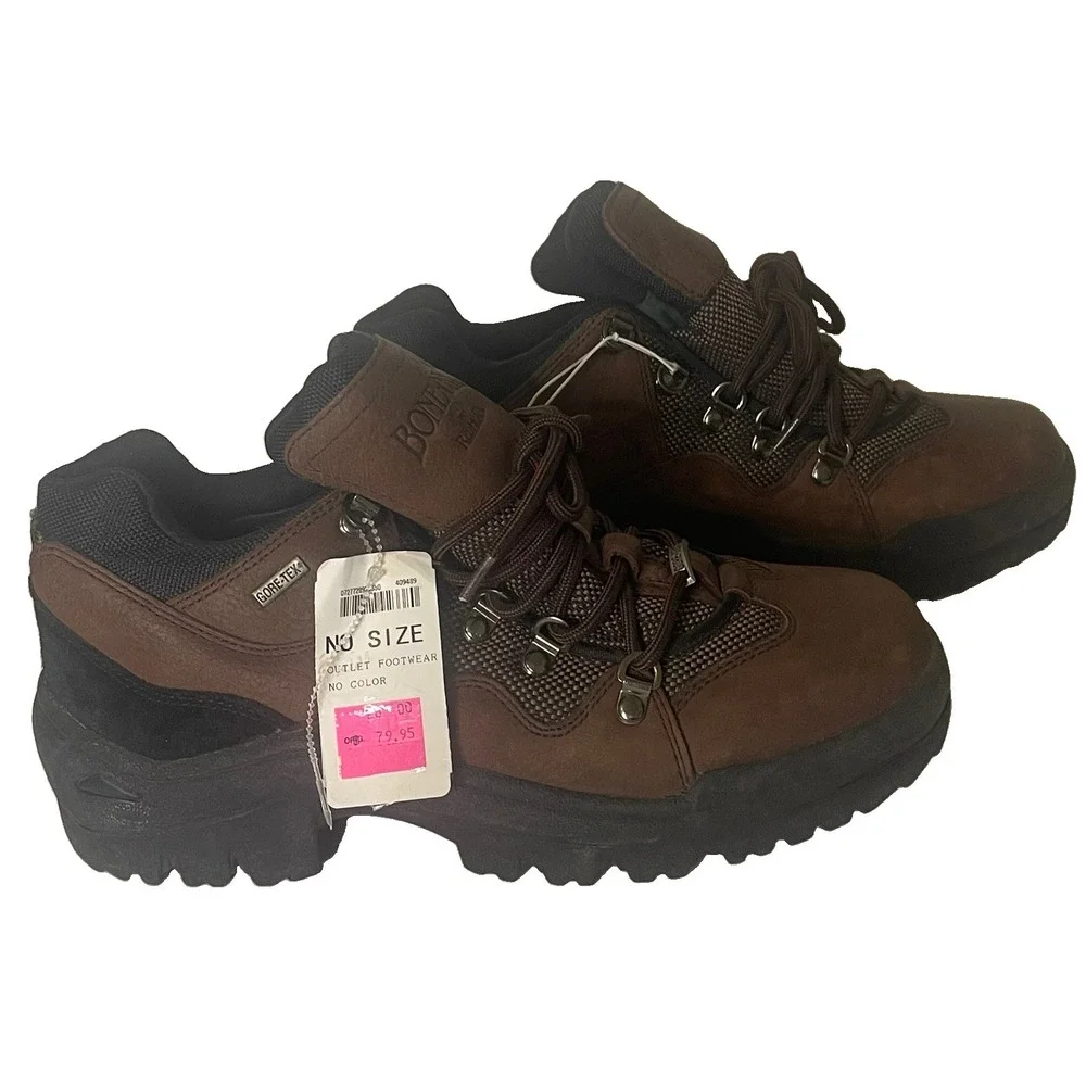 Redhead Bone Dry Gore-Tex Leather Hiking Boots Mens Size 9M Waterproof Brown